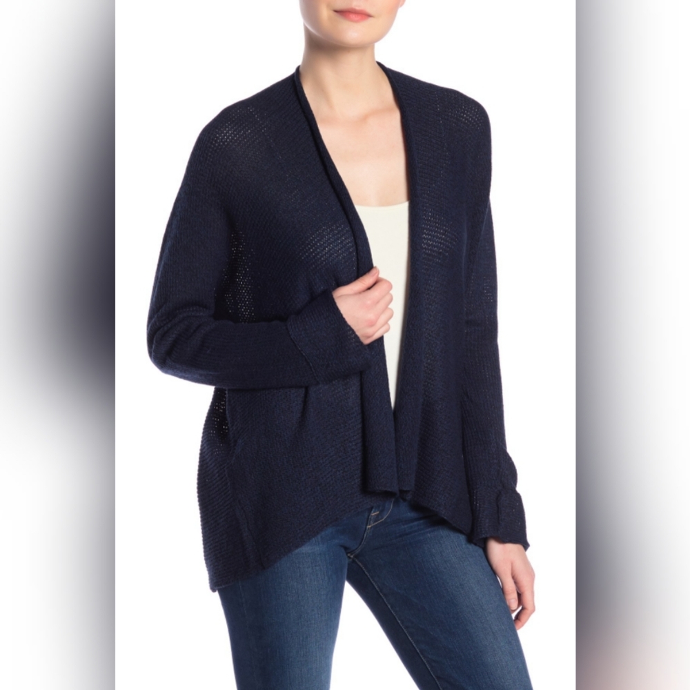 RDI classic navy sweater knit cardigan